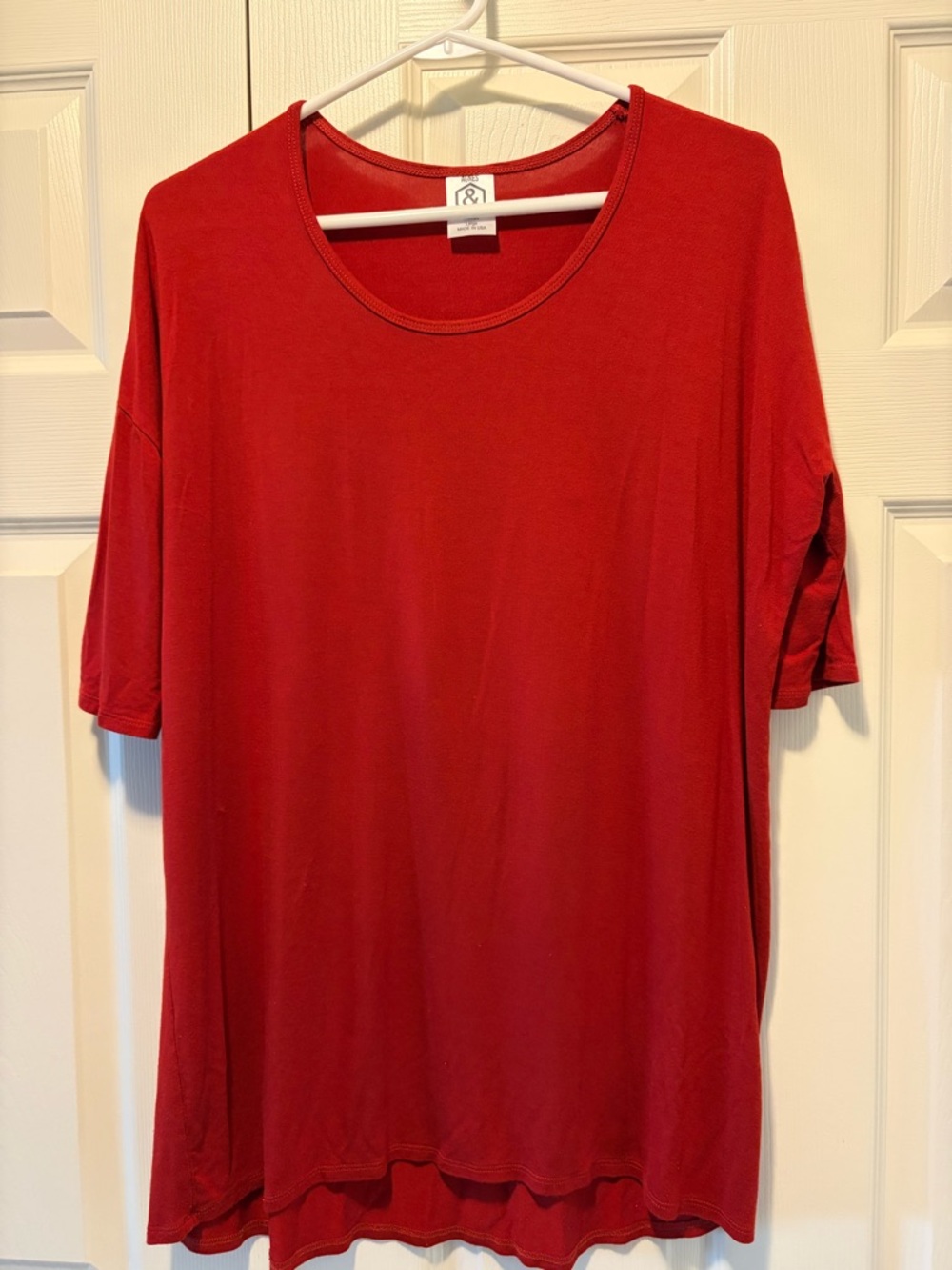 Agnes & Dora Red Short Sleeve Tee